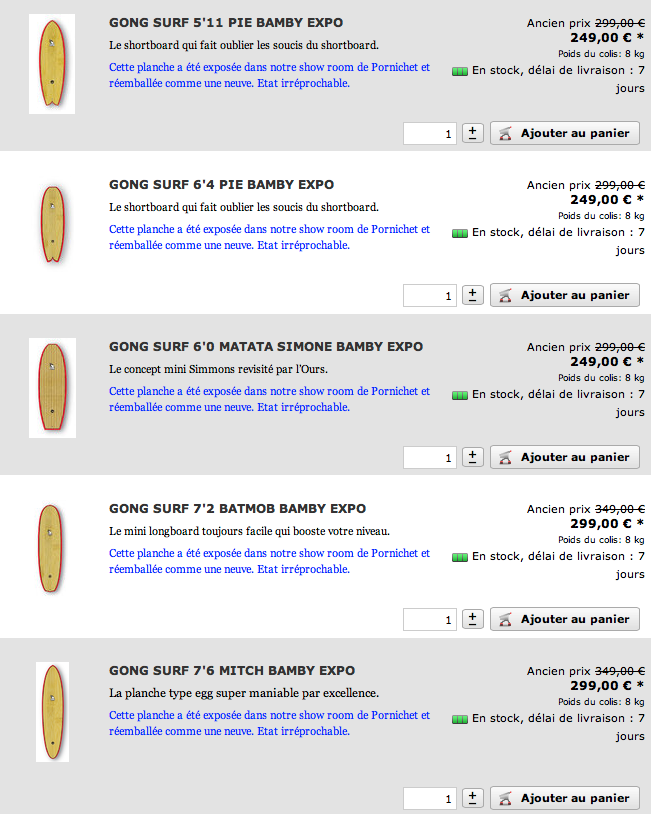 SHOP : bon plans on line !!!