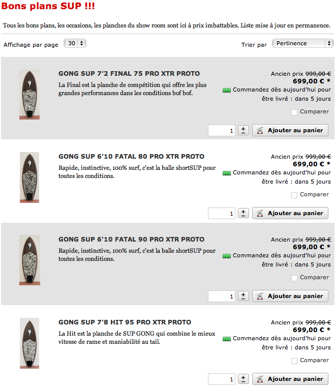 SHOP : bons plans en ligne !!!