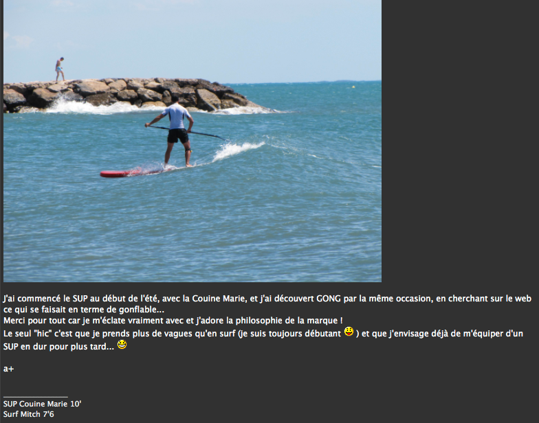 FORUM : débuter en SUP !!!
