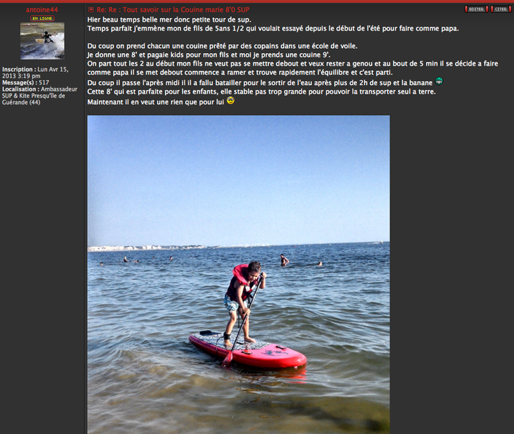 TEST : Couine Marie 8'0 !!!