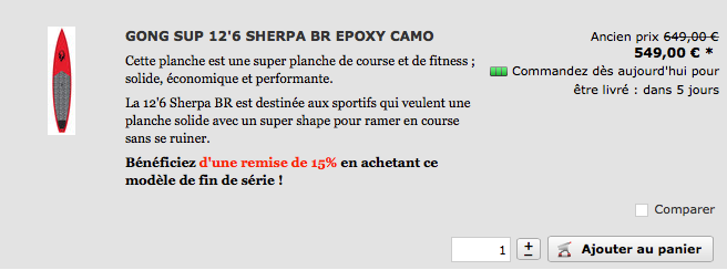 FOCUS : 12'6 Sherpa BR !!!