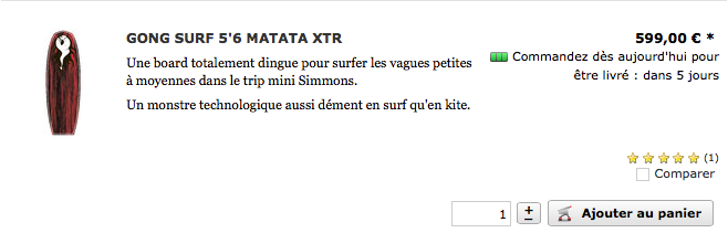 FOCUS : 5'6 Matata XTR !!!