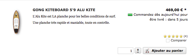 FOCUS : 5'9 alu kite !!!