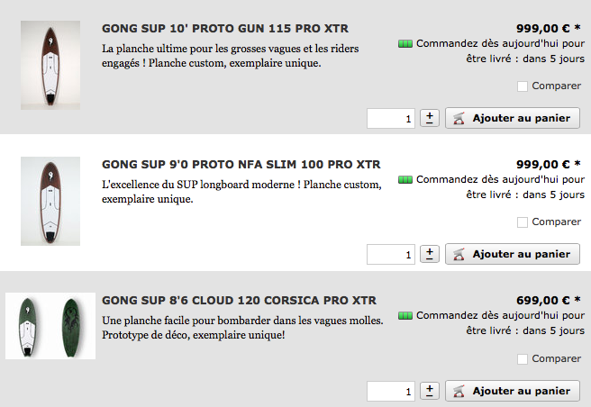 SHOP : great deals protos !!!
