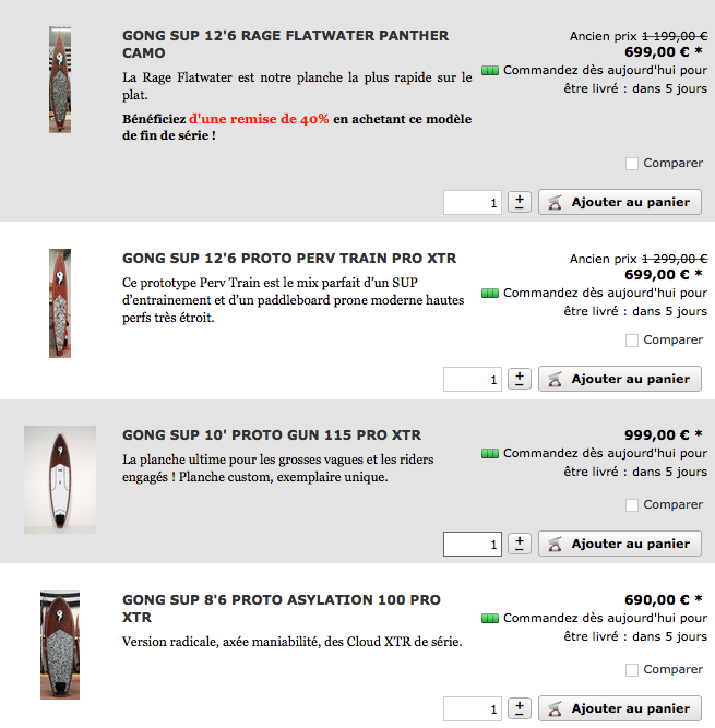 SHOP : SUP great deals !!!