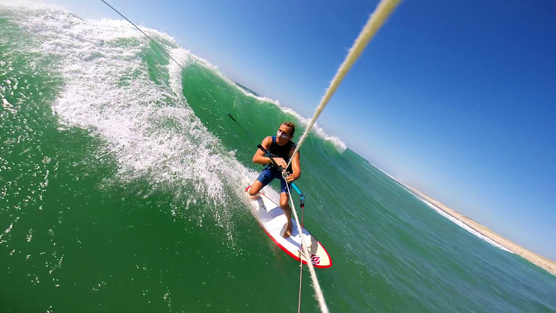 TEST : 5'11 Pie surf en kite !!!