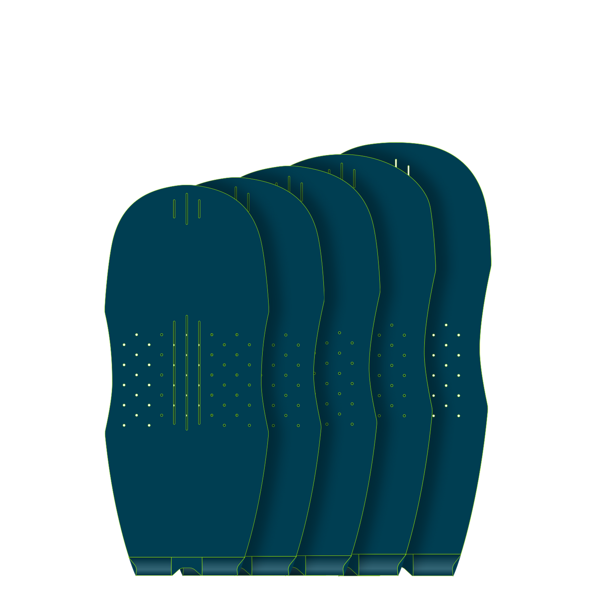 GONG | Eva Lemon Wingfoil Brushed Pad Shape