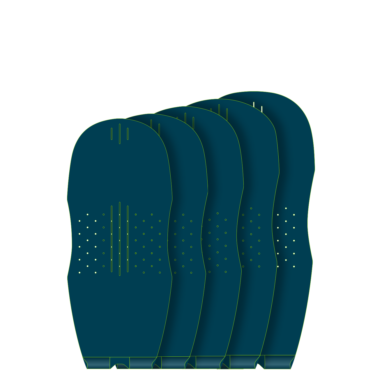 GONG | Eva Wingfoil Brushed Pad Shape Lemon