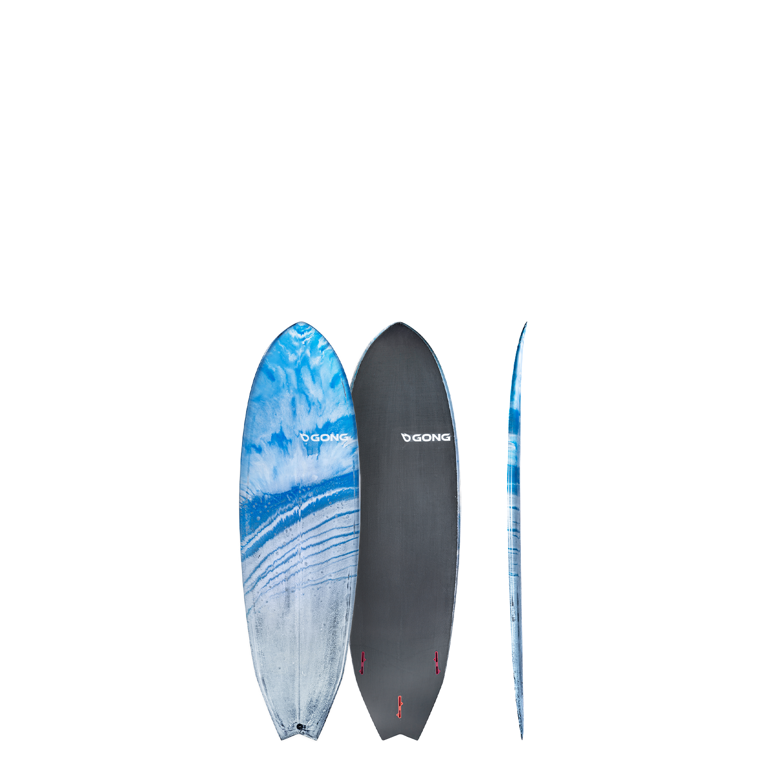 GONG | Factory Surf 5'11 Vibe EPS PRO Resin Tint Marble Blue