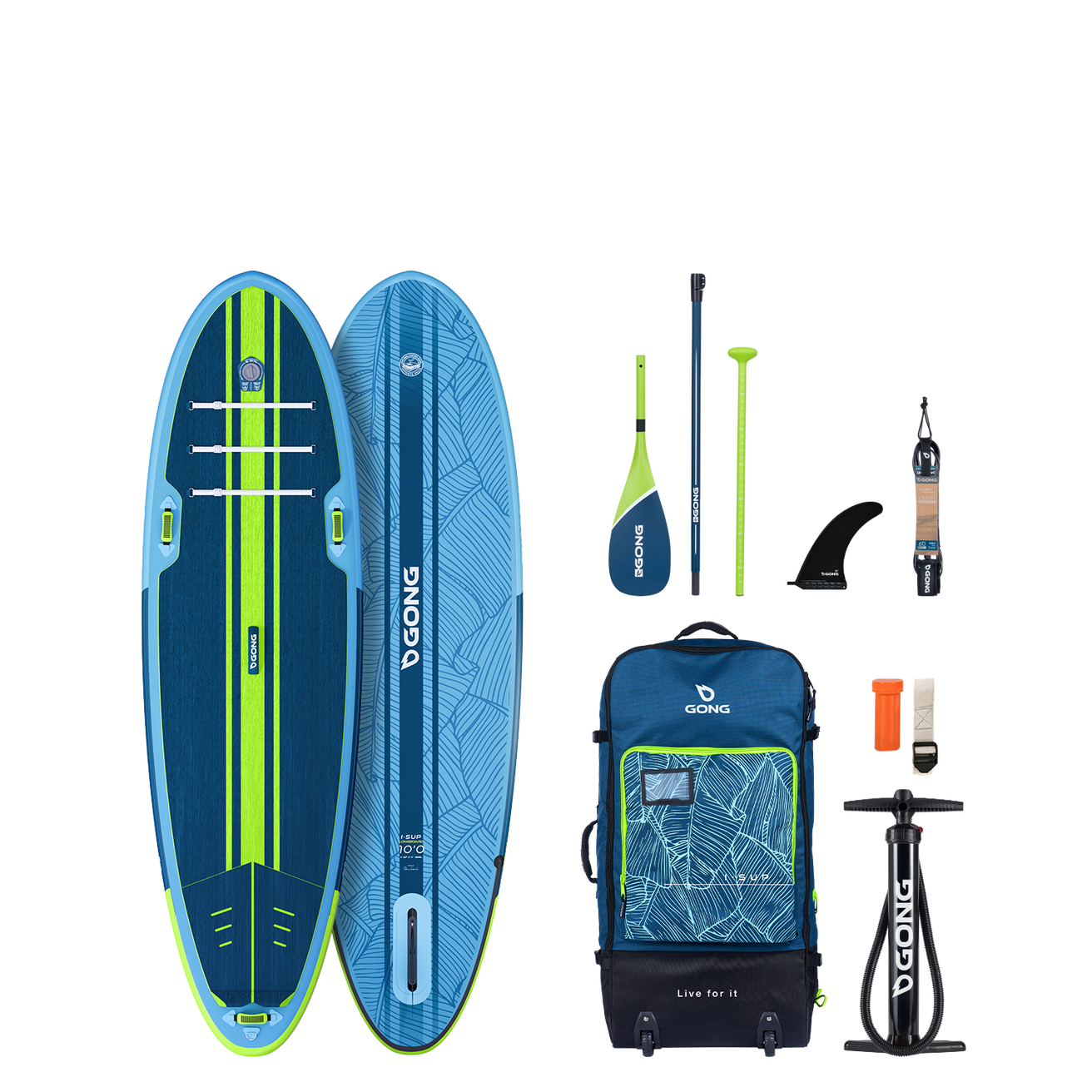 GONG | Pack SUP Inflatable I-SUP Longboard