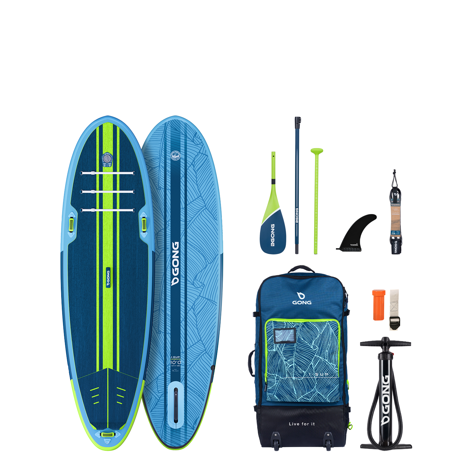 GONG | Pack SUP Inflatable I-SUP Longboard