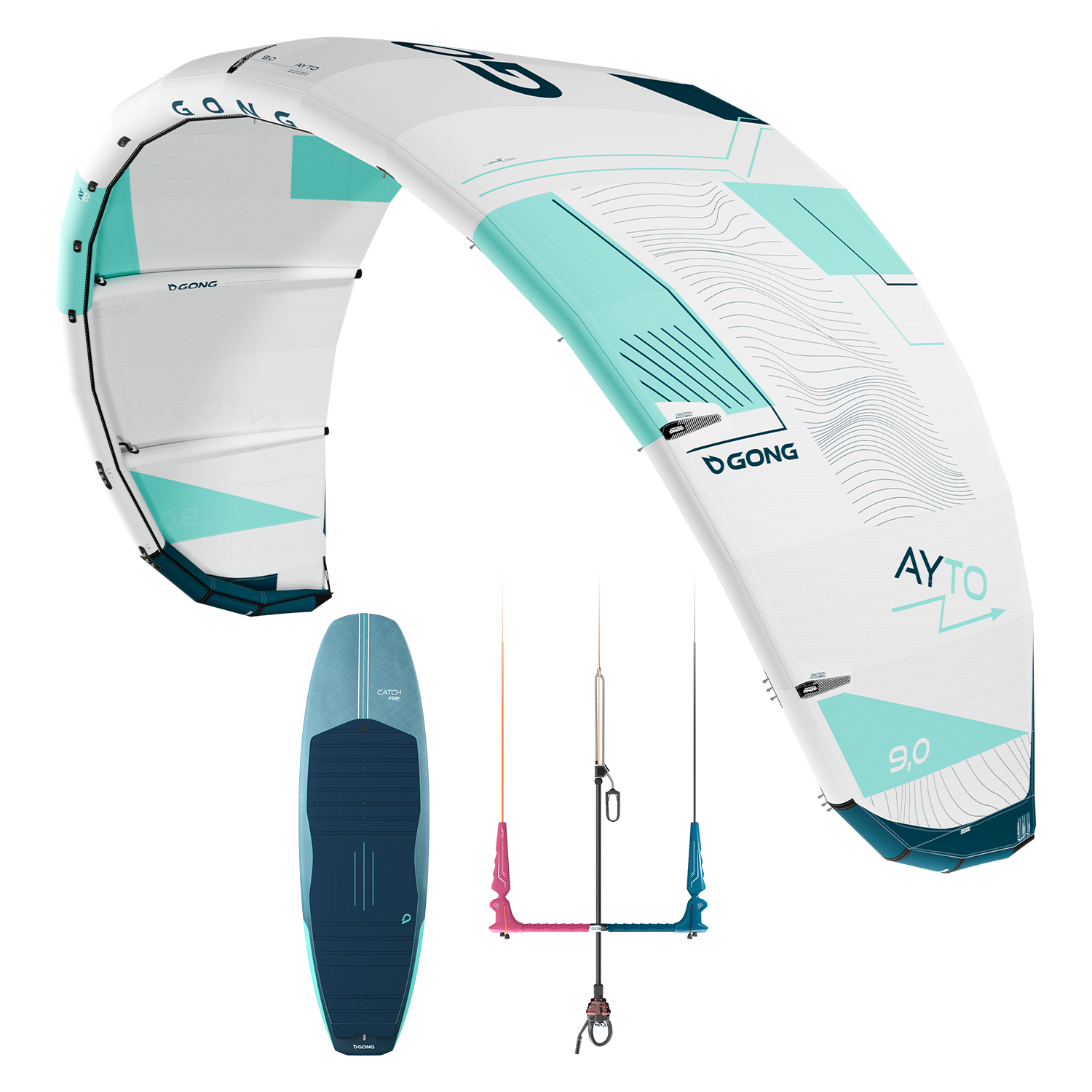 GONG | Pack Kite & Board Freestyle Big Air