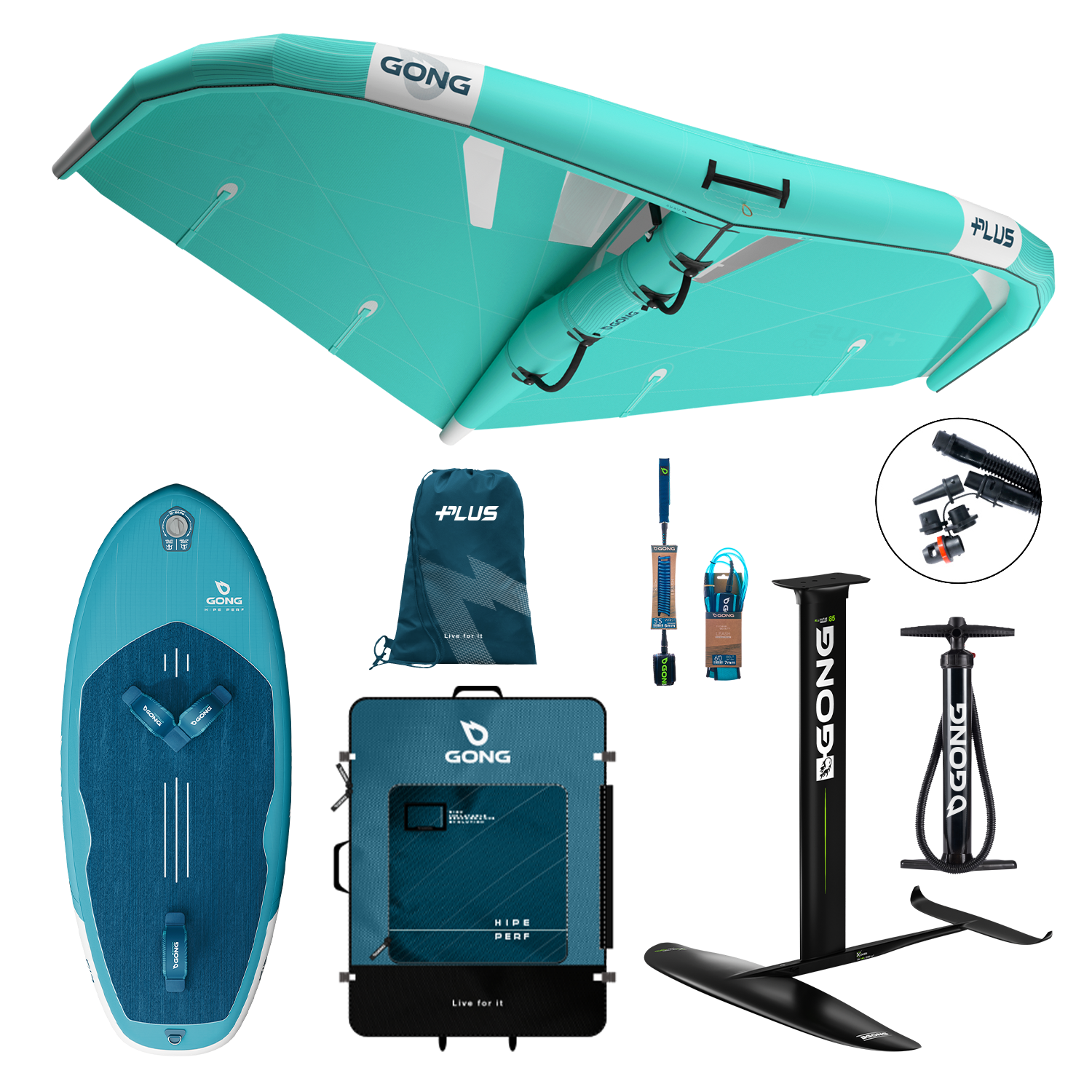 Pack Wingfoil Inflatable HIPE Perf 5'5 PLUS 5m X OVER XL Refurbished 10365