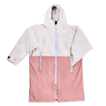 GONG | Poncho Imperméable Rose / Crème