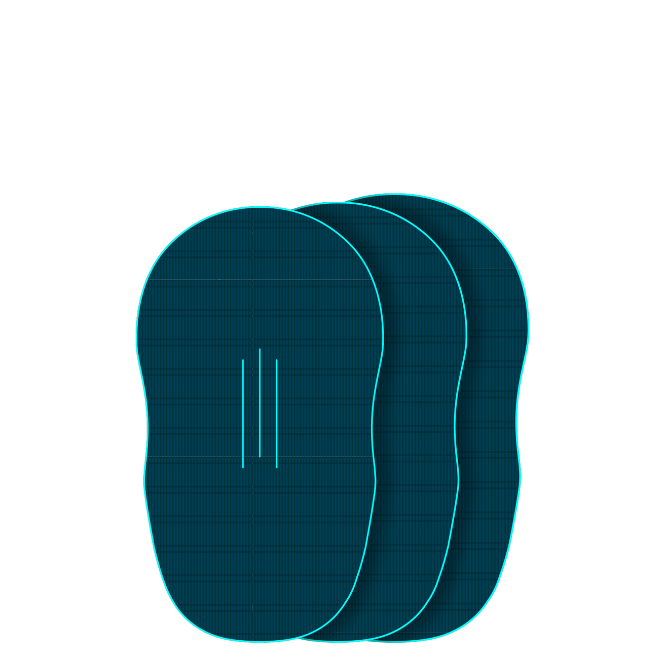 GONG | EVA Wingfoil Ridge Traction Pad Shape Lance