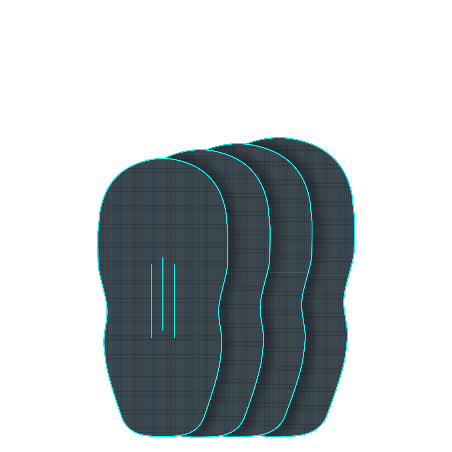 GONG | EVA Wingfoil Ridge Traction Pad Shape Lethal