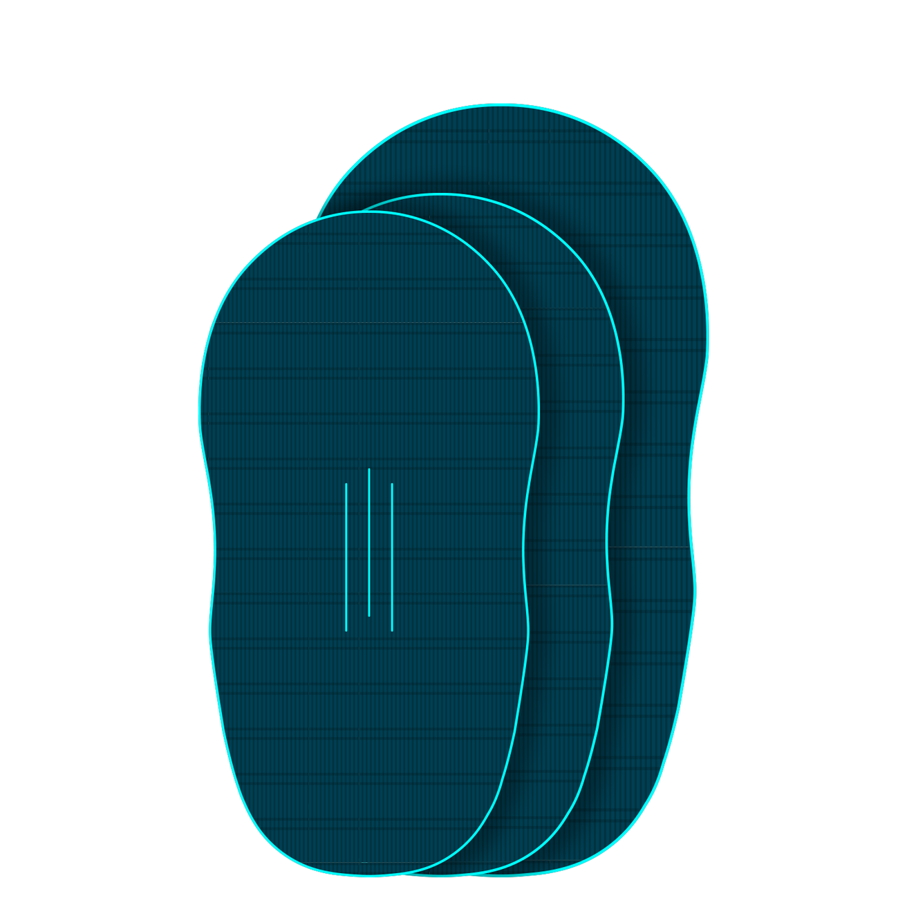GONG | EVA Wingfoil Ridge Traction Pad Shape Zuma