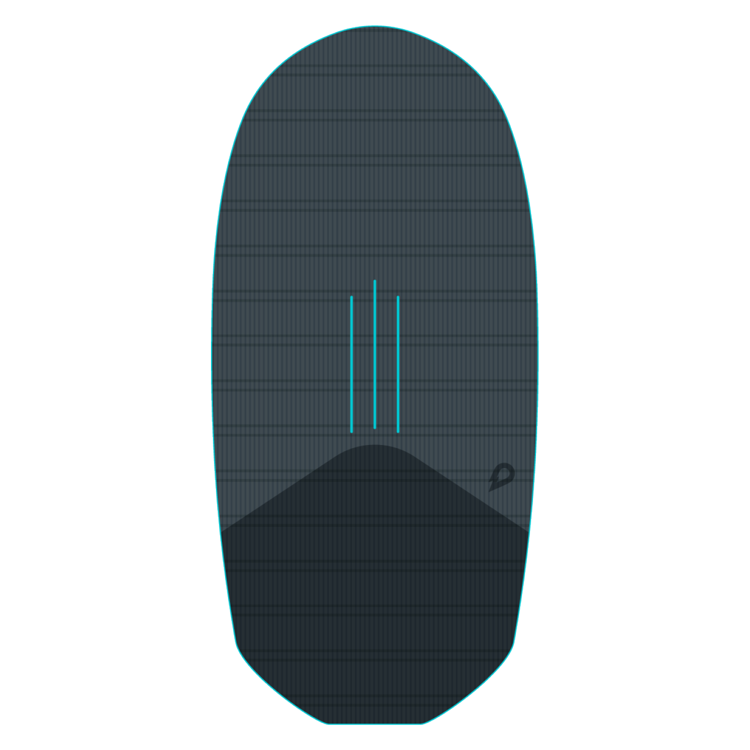 GONG | Wingfoil Ridge Traction Pad - Shape Cruzader Squash FSP Pro