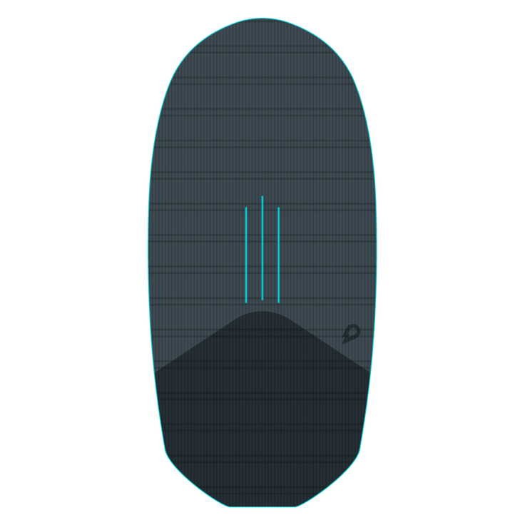 GONG | Wingfoil Ridge Traction Pad - Shape Cruzader Squash FSP Pro