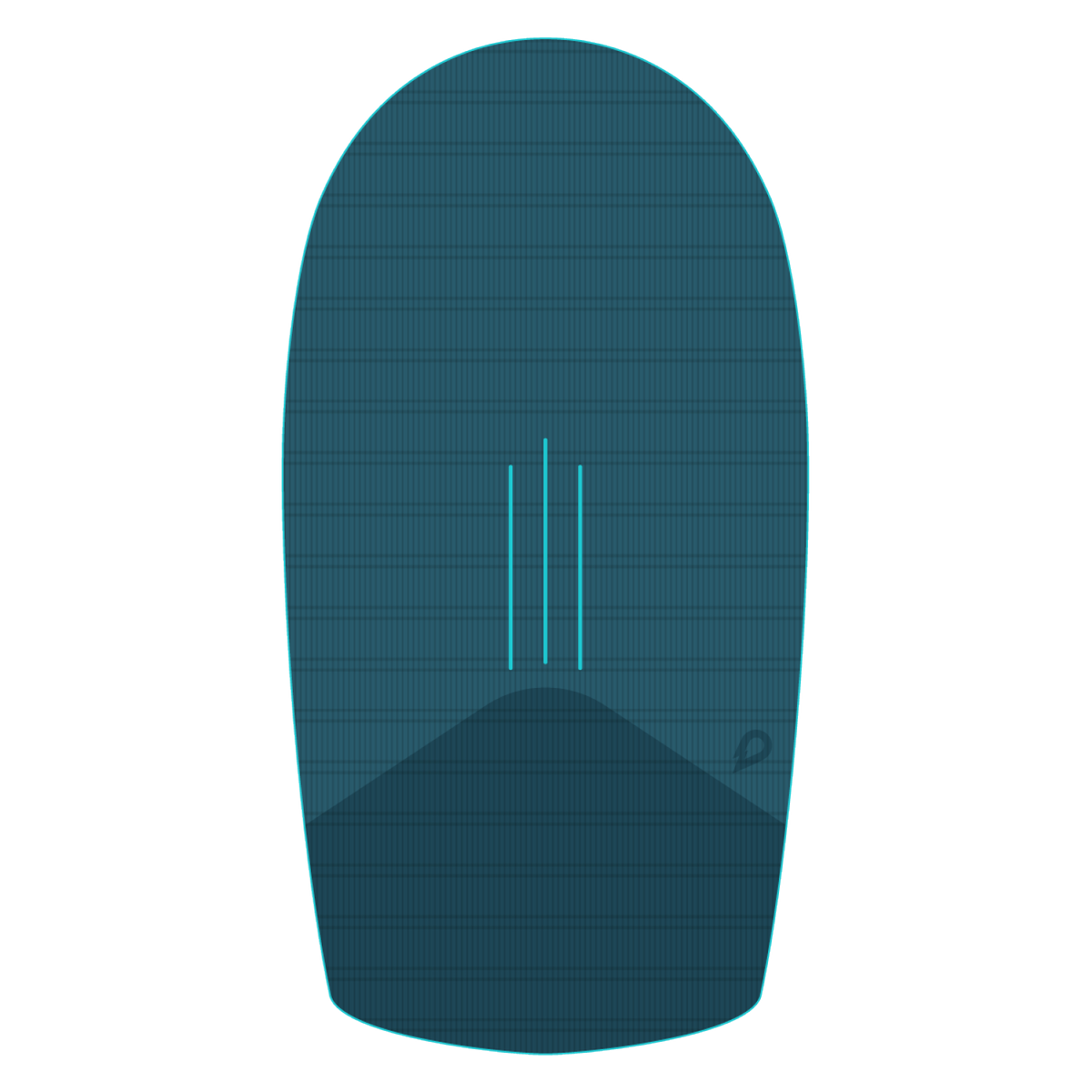 GONG | Wingfoil Ridge Traction Pad - Shape Lance Wood 2X / FSP 2X