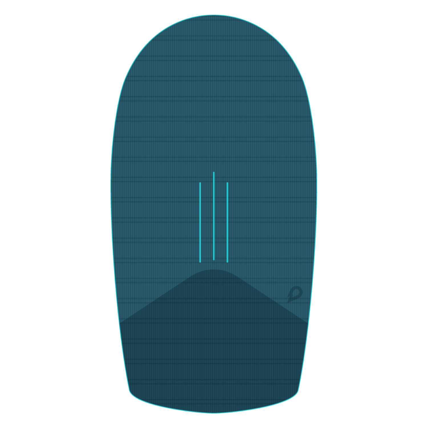 GONG | Wingfoil Ridge Traction Pad - Shape Lance Wood 2X / FSP 2X