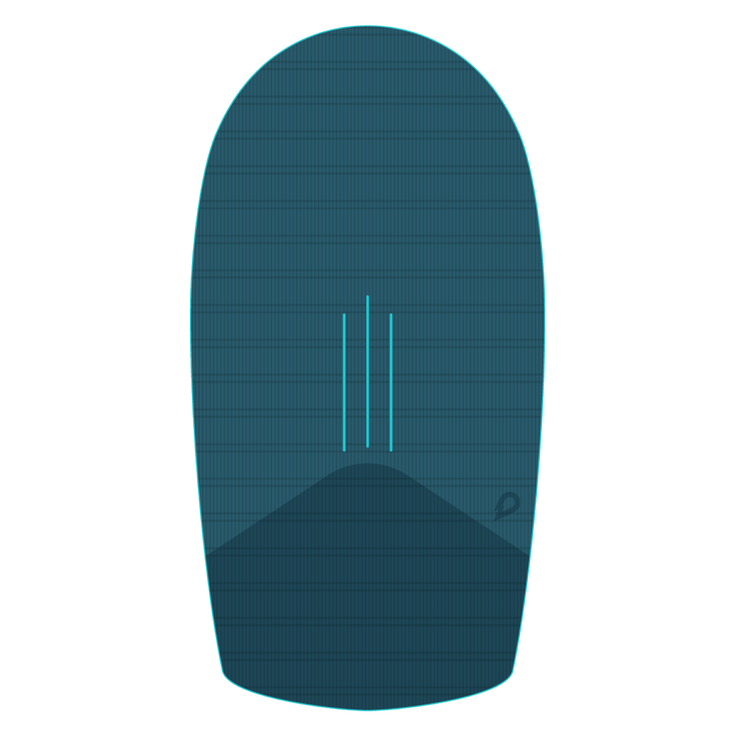 GONG | Wingfoil Ridge Traction Pad - Shape Lance Wood 2X / FSP 2X