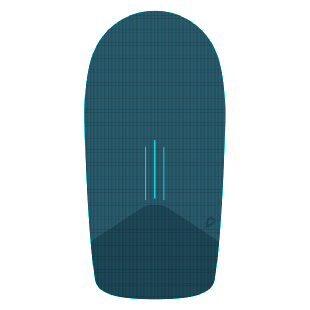 GONG | Wingfoil Ridge Traction Pad - Shape Zuma Wood 2X / FSP 2X