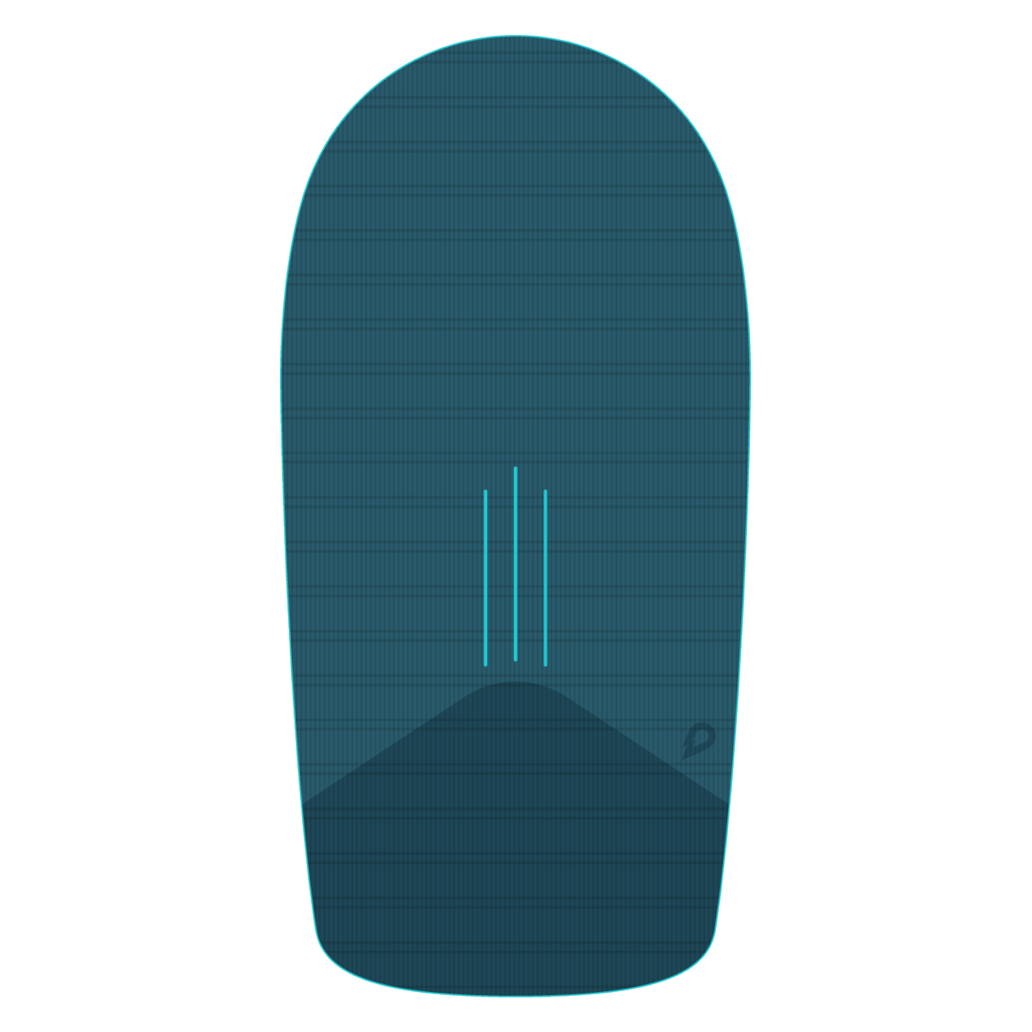GONG | Wingfoil Ridge Traction Pad - Shape Zuma Wood 2X / FSP 2X