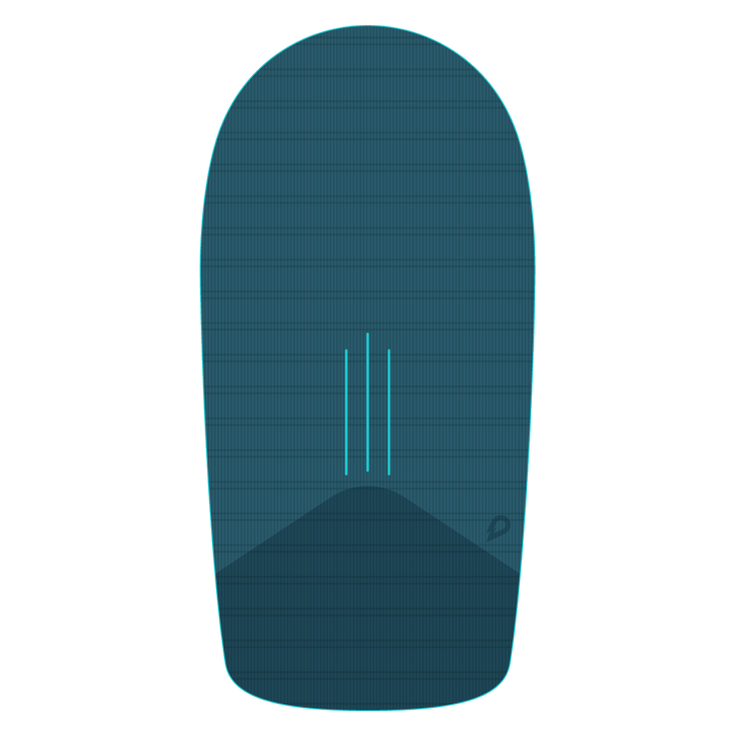 GONG | Wingfoil Ridge Traction Pad - Shape Zuma Wood 2X / FSP 2X