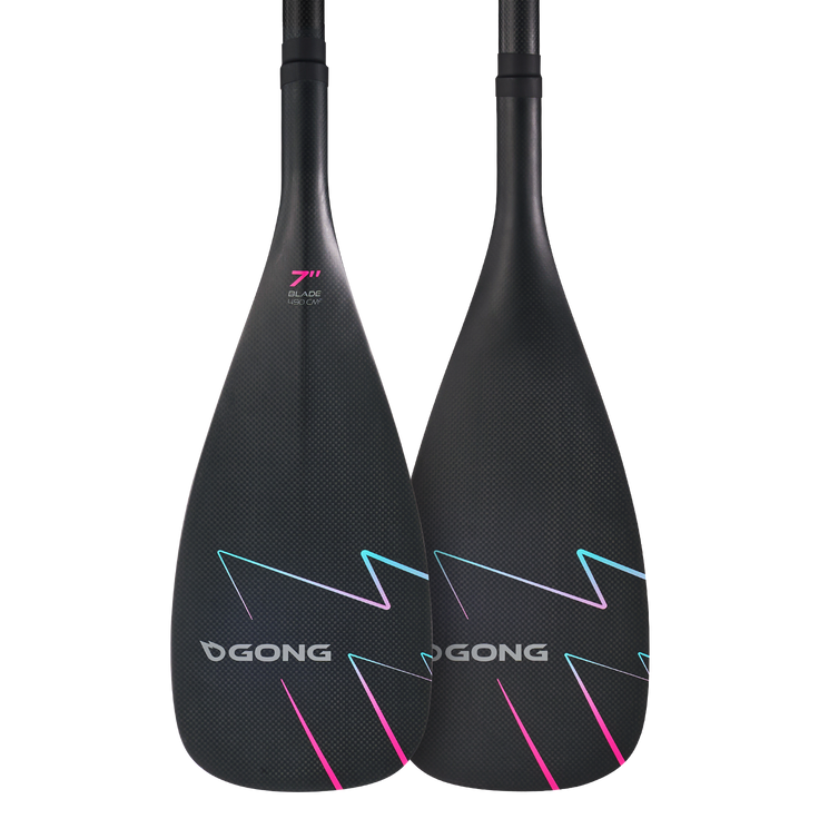 Pagaie Carbon Pro 7 - Carbon Pink / Blue Second Rate 12109