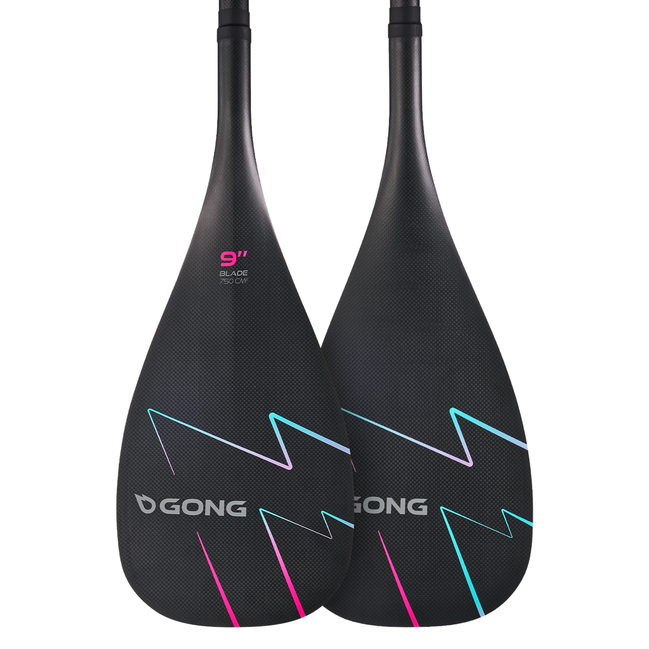 Pagaie Carbon Pro 9 - Carbon 165cm Pink / Blue Second Hand 13196