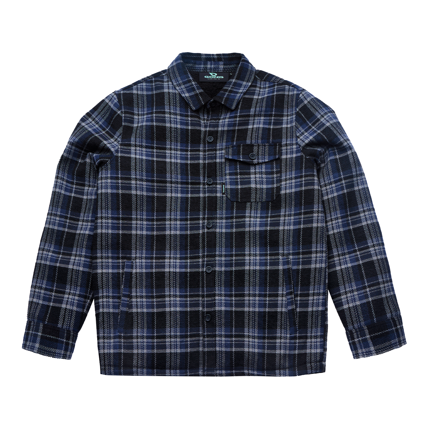 GONG | Surchemise Dryfleece À Carreaux Unisexe