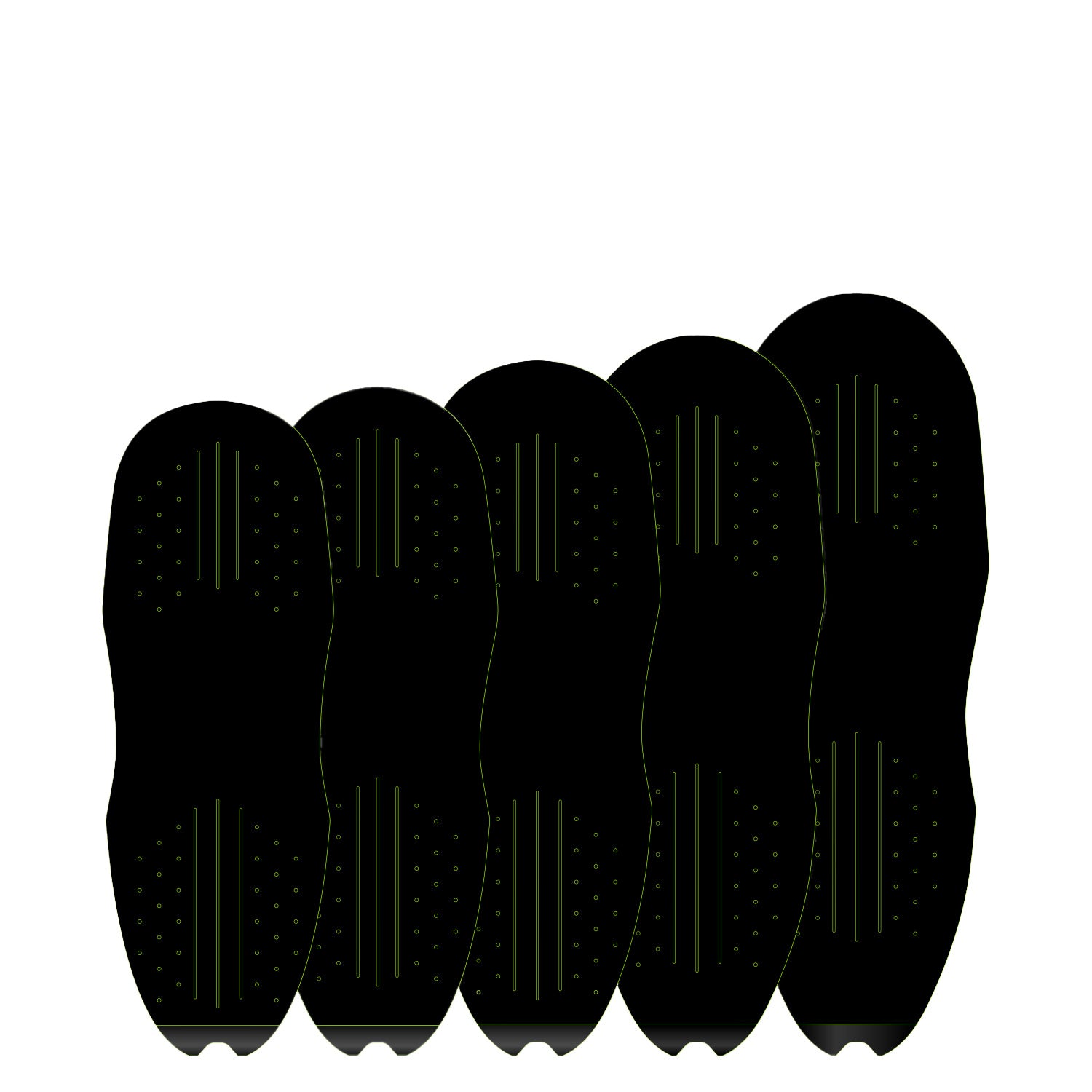 GONG | EVA Surf foil Brushed Pad Shape Lemon