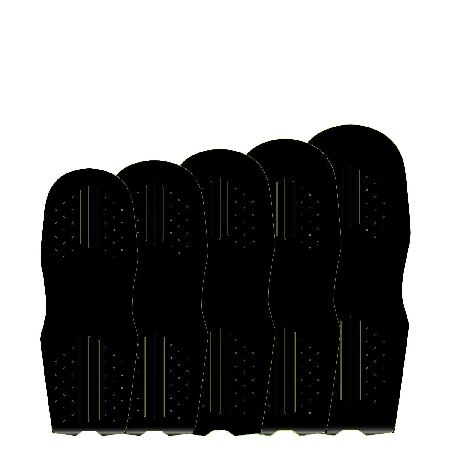 GONG | EVA Surf foil Brushed Pad Shape Matata