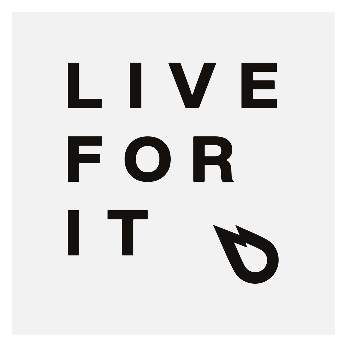 GONG | Sticker Square Live For It