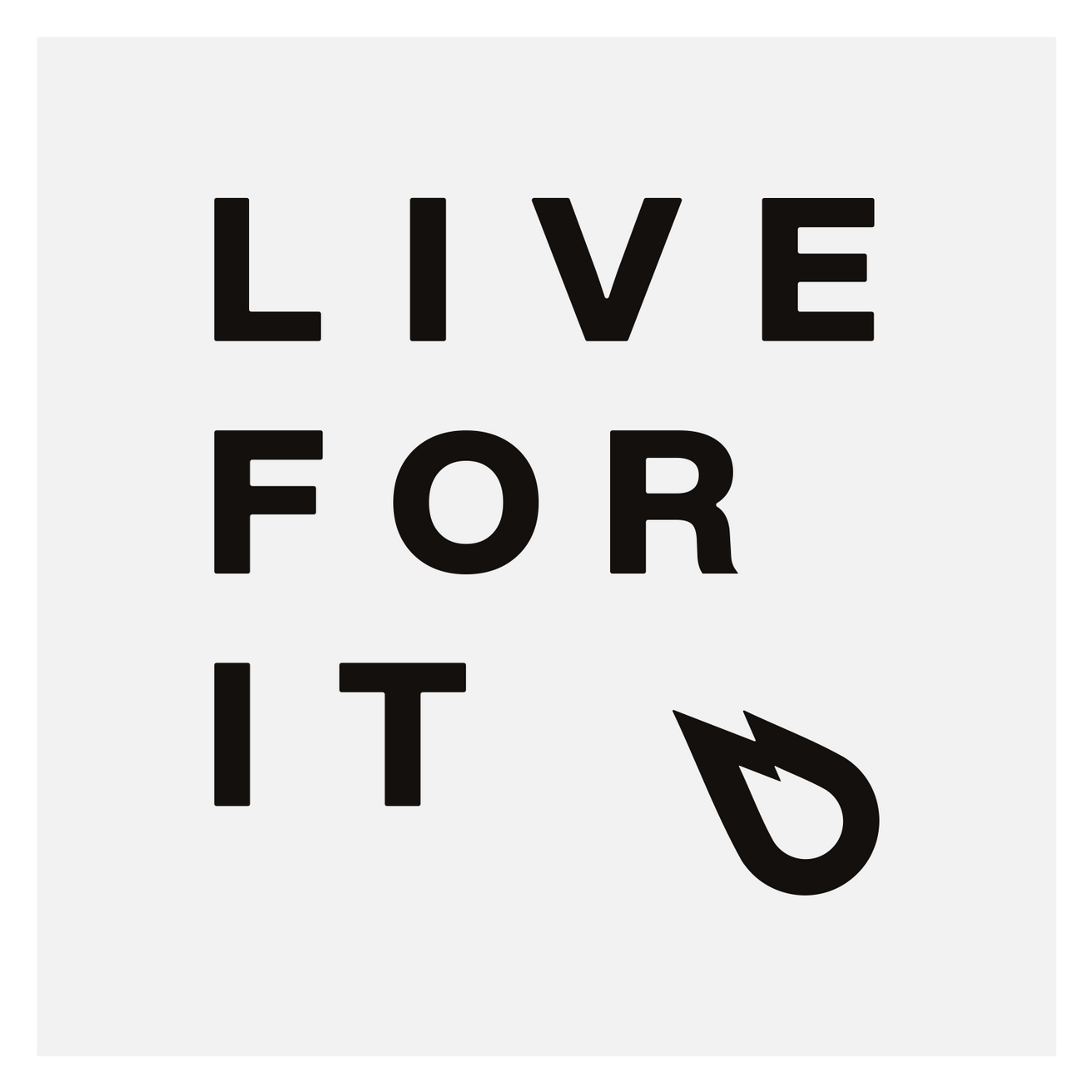 GONG | Sticker Square Live For It