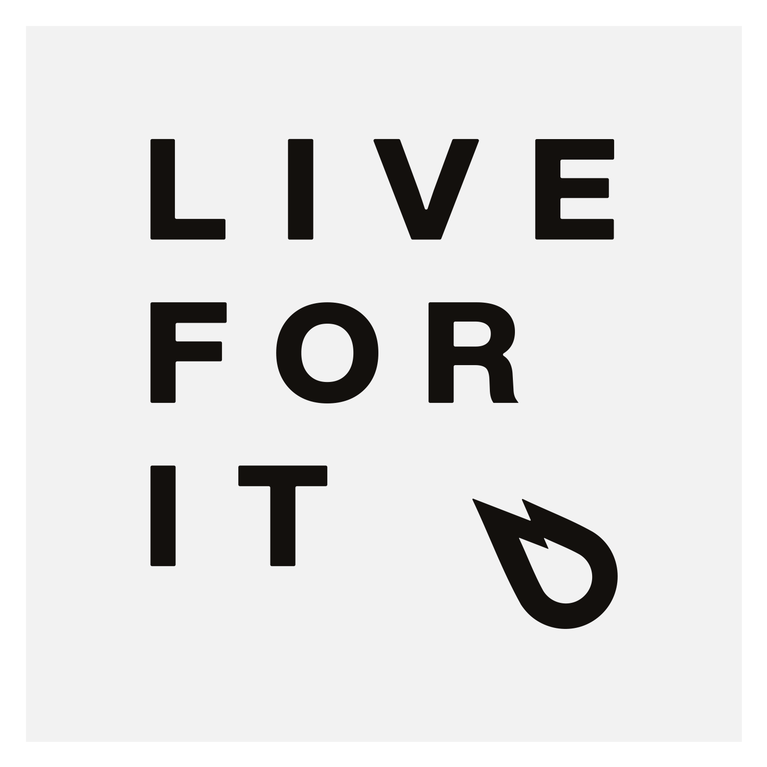 GONG | Sticker Square Live For It