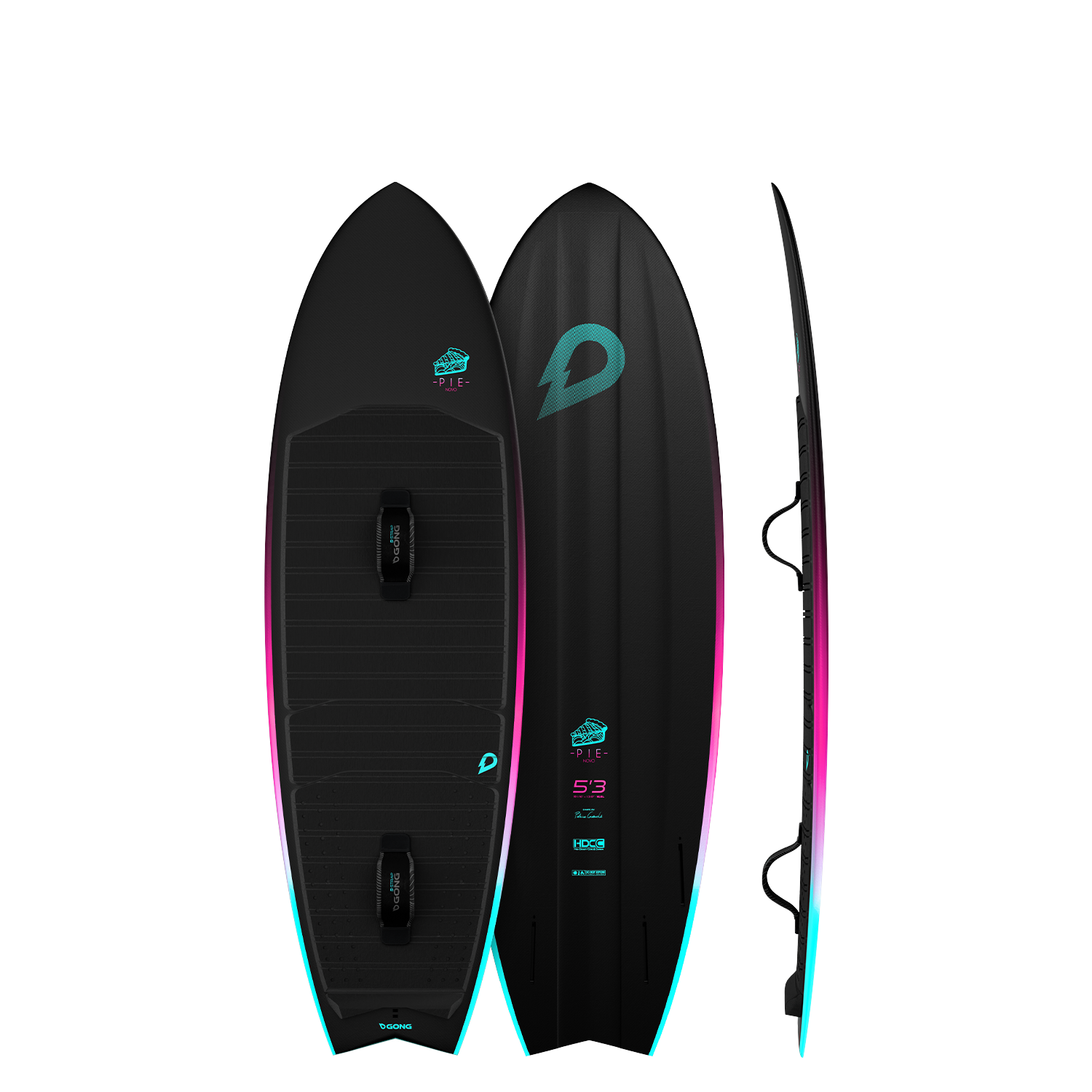 GONG | Kiteboard Pie NOVO Strapped HDCC
