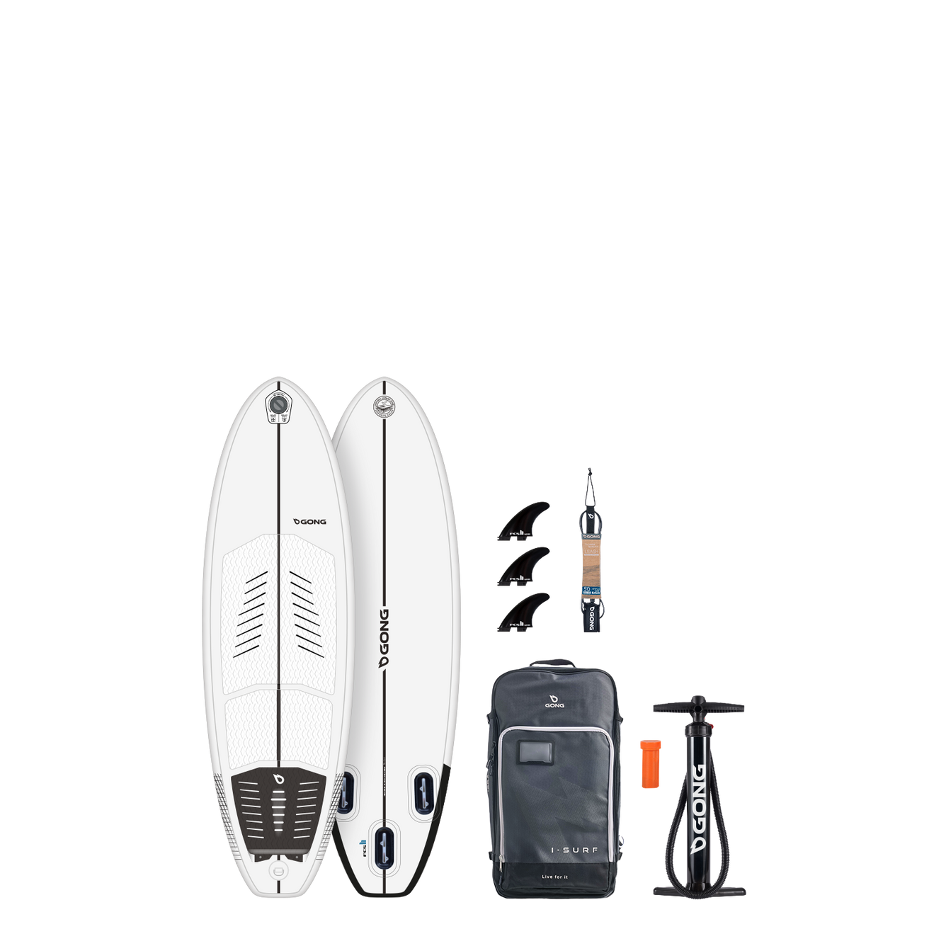 Pack Surf Inflatable Shortboard