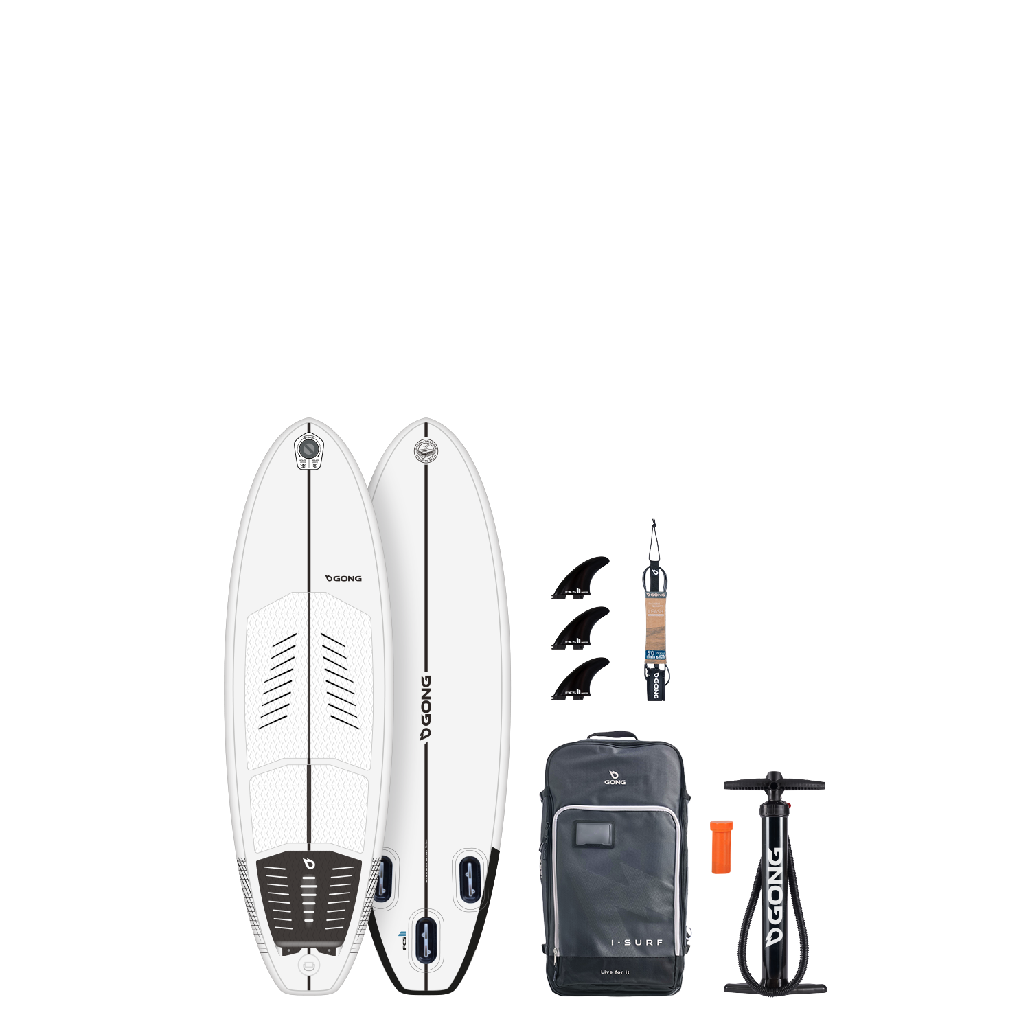 Pack Surf Inflatable Shortboard