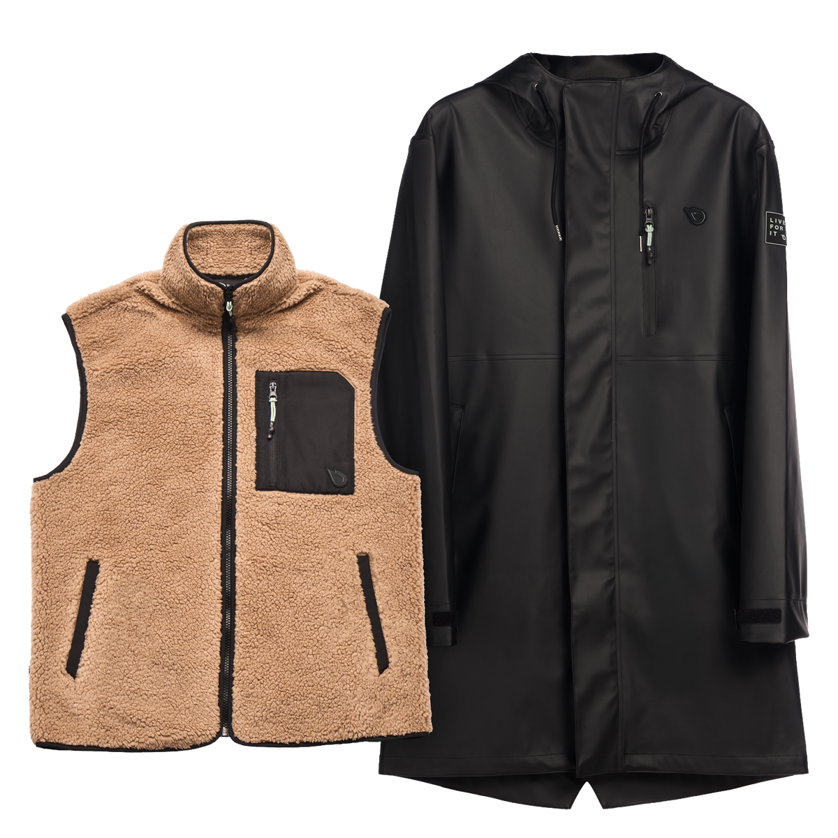 GONG | Pack Combo Outerwear Manteau Ciré & Mid-Layer