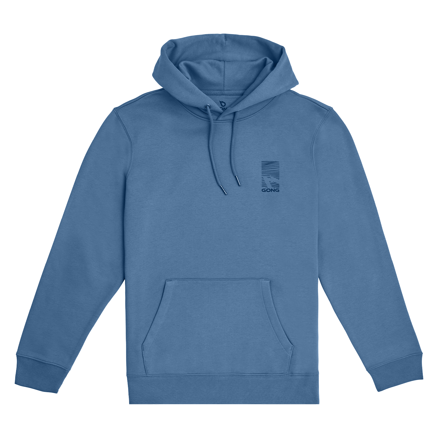 GONG | Unisex Graphic Swell Hoodie in Organic Cotton.