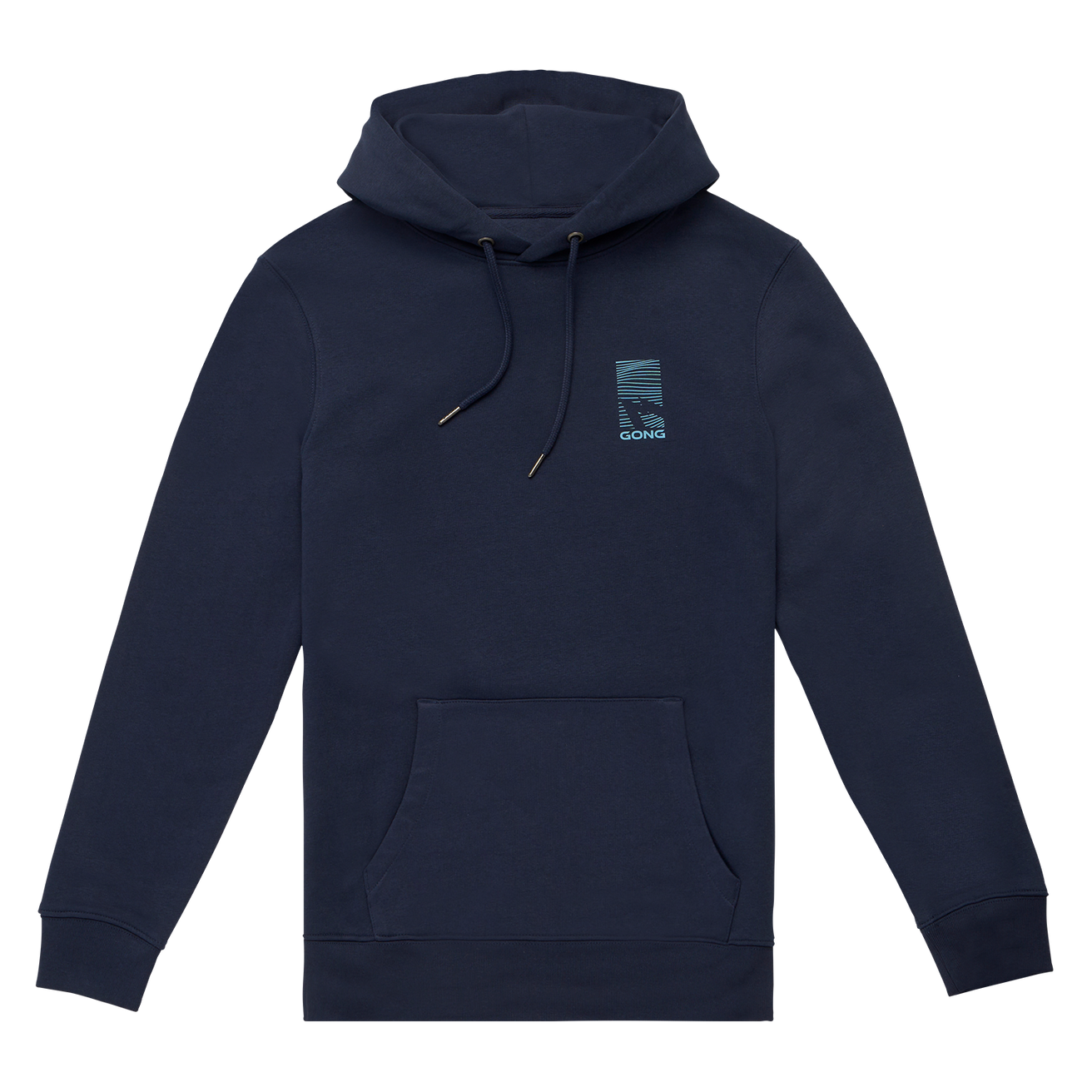 GONG | Unisex Graphic Swell Hoodie in Organic Cotton.