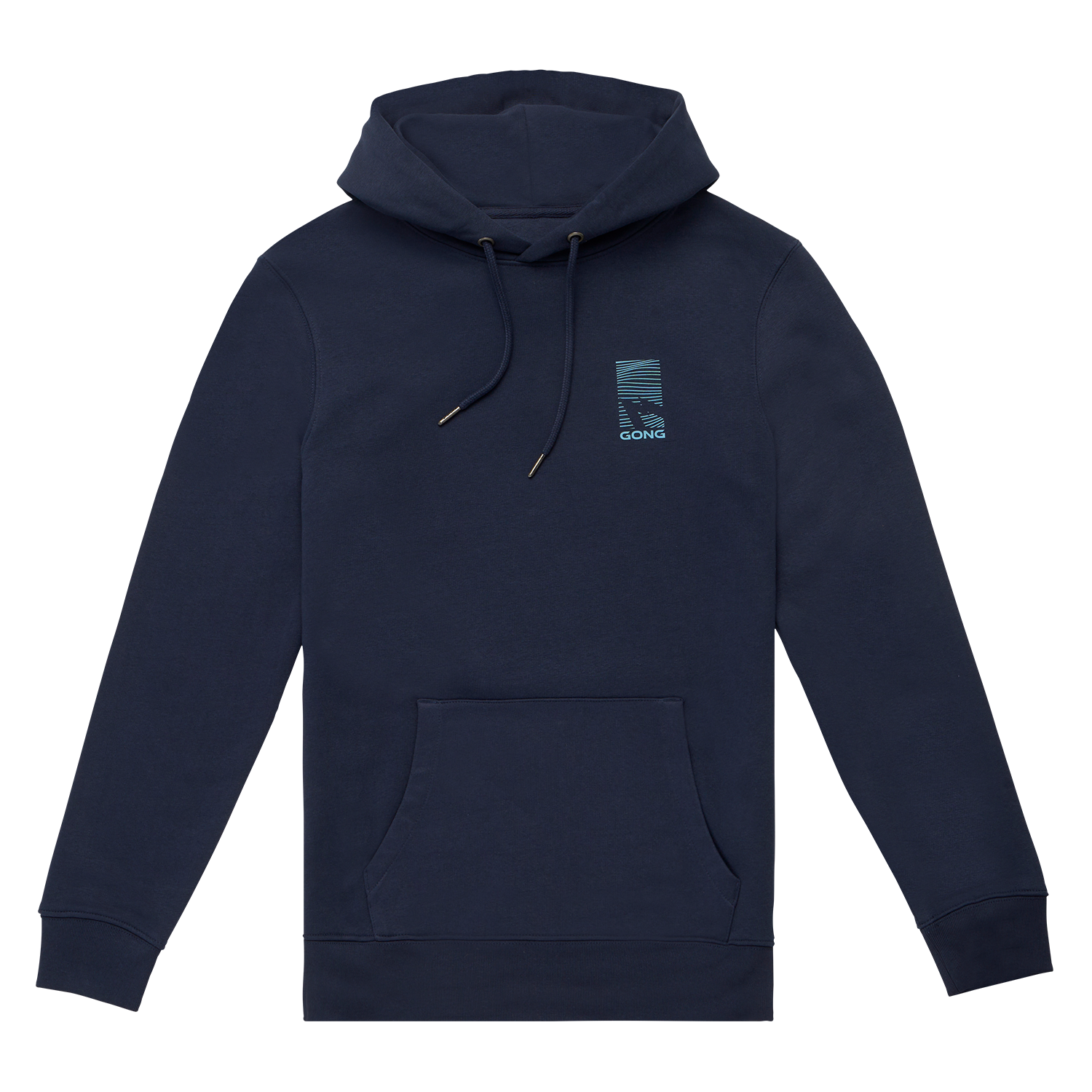 GONG | Unisex Graphic Swell Hoodie in Organic Cotton.