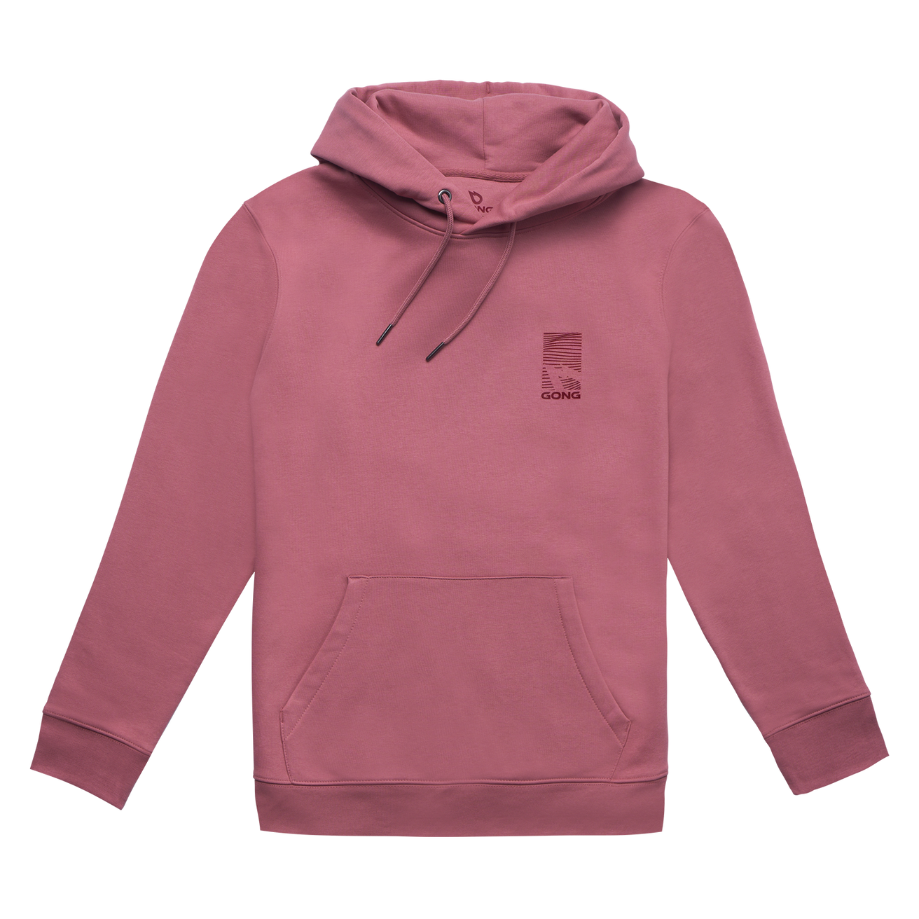 GONG | Unisex Graphic Swell Hoodie in Organic Cotton.