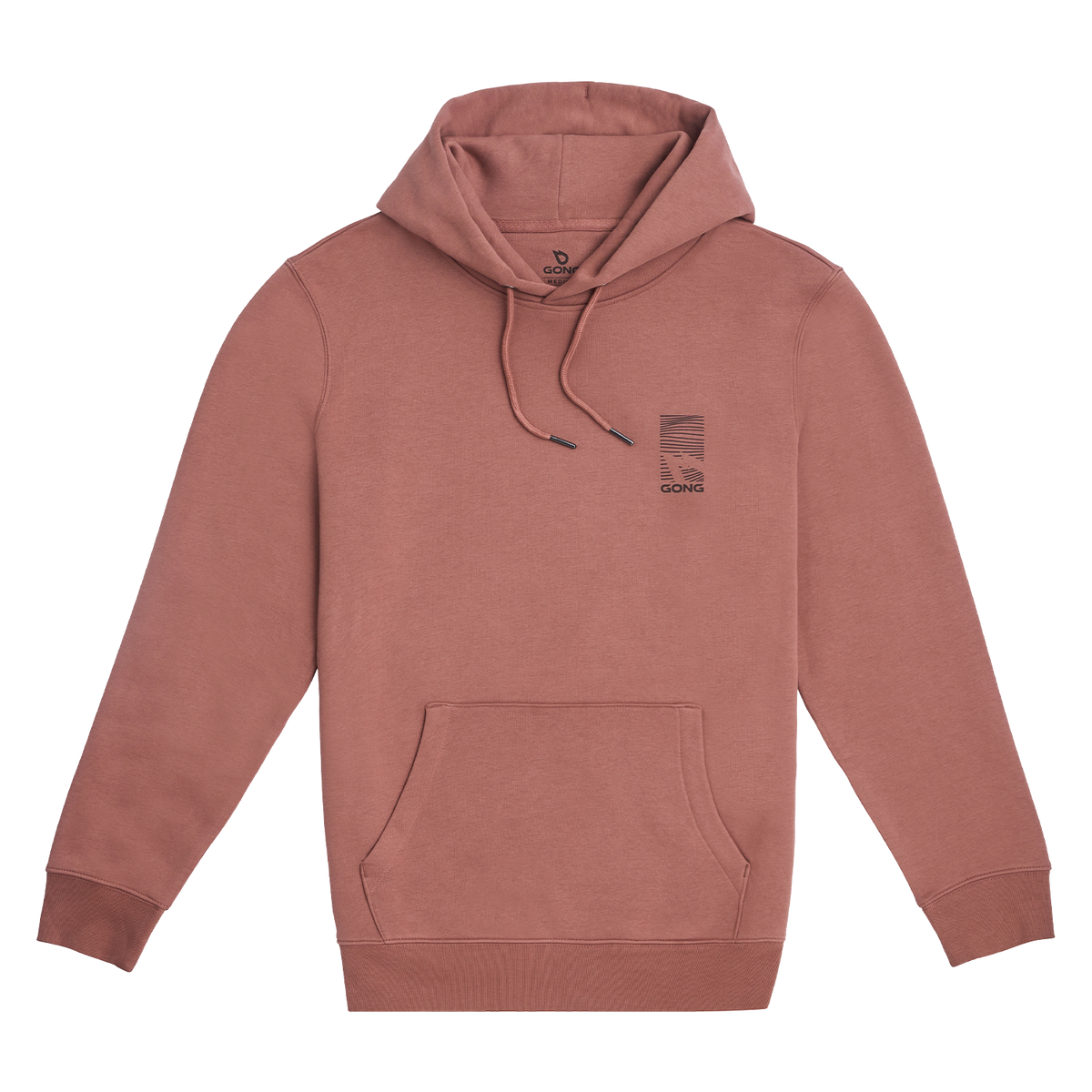 GONG | Unisex Graphic Swell Hoodie in Organic Cotton.