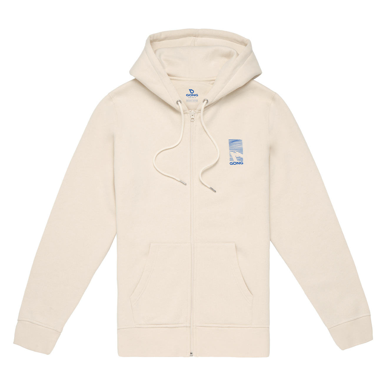 GONG | Sweat À Capuche Zippé Graphic Swell Unisexe