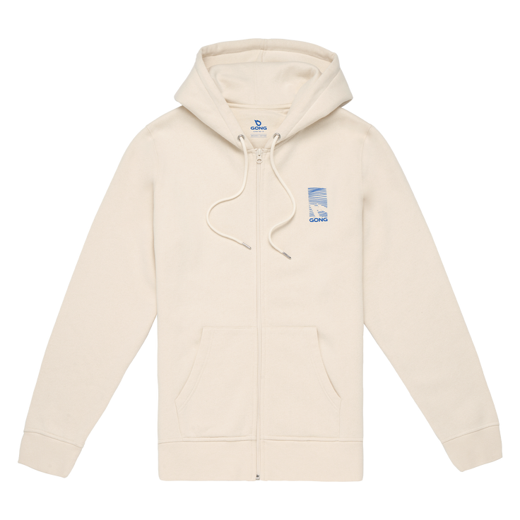 GONG | Sweat À Capuche Zippé Graphic Swell Unisexe