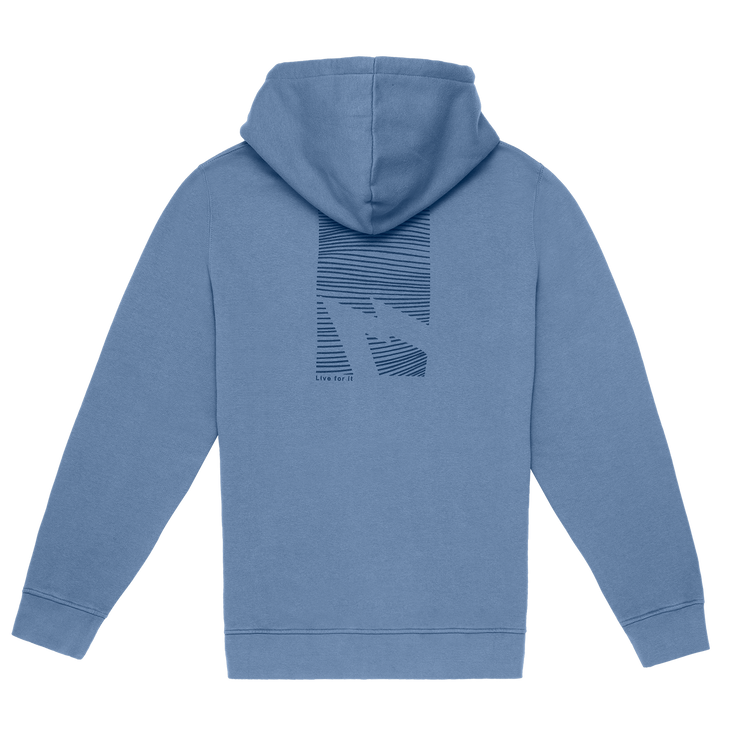 GONG | Sweat À Capuche Zippé Graphic Swell Unisexe