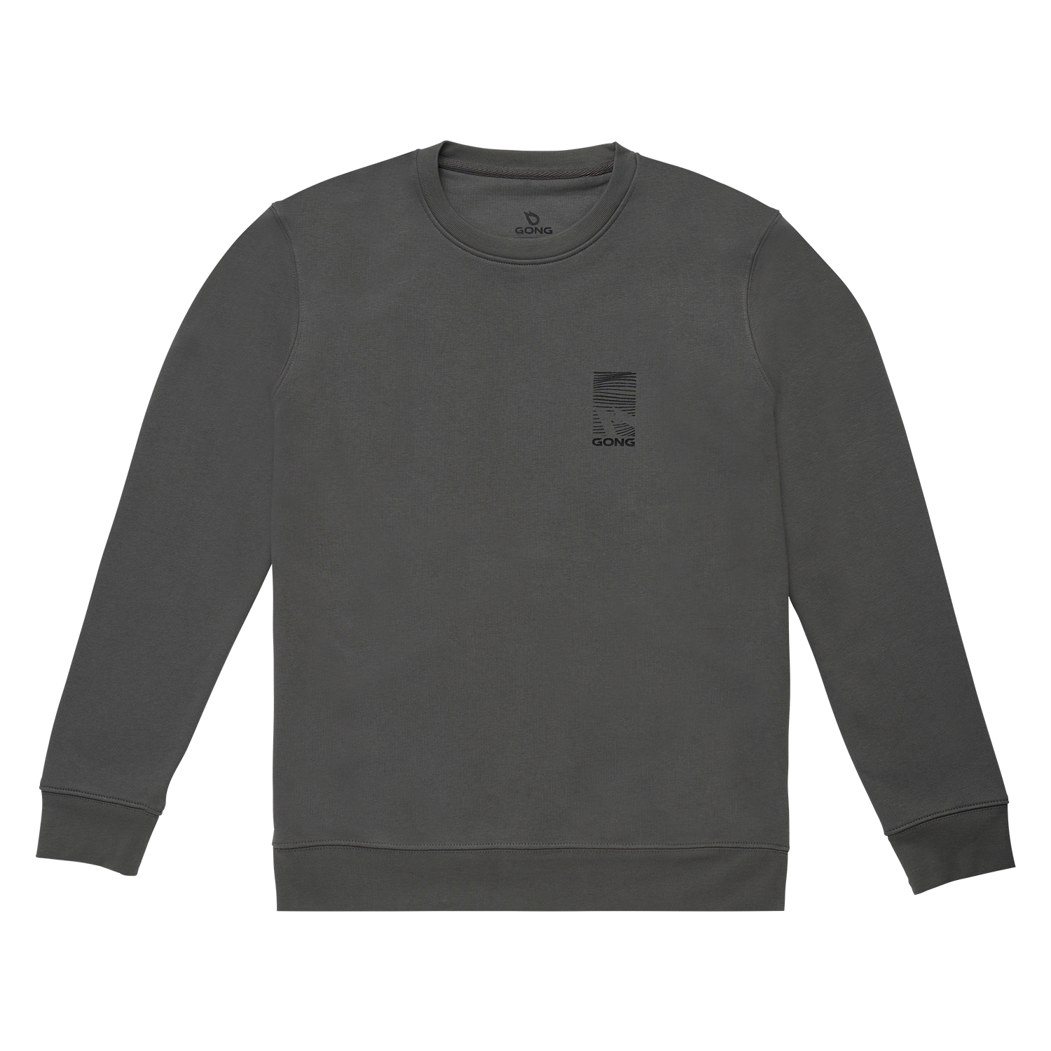 GONG | Unisex Graphic Swell Sweatshirt in Organic Cotton.
